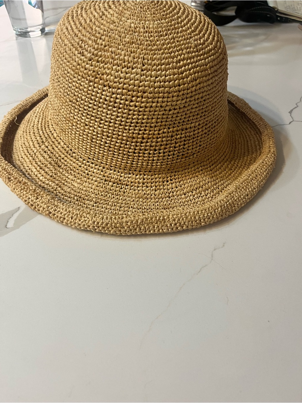 Woven Straw Sun Hat - Natural Tan
100% Raffia